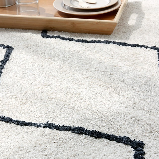 BILLOW ハンドメイドラグ|180x230 cm