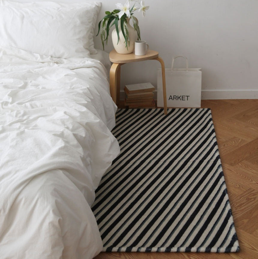 モナストライプマット 2種|洗えるラグ