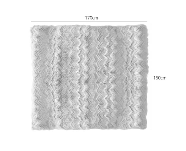 ANTHOR エコファーふわふわブランケット