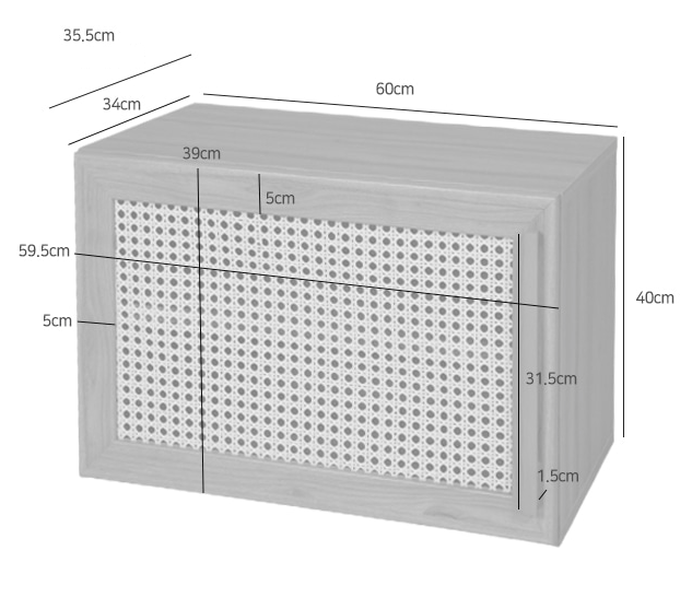 BENTAN ラタンドア収納
