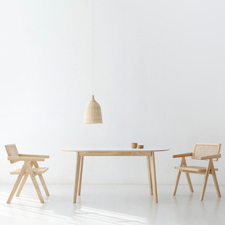 POLIM ラタンアームチェア|ナチュラルフレーム