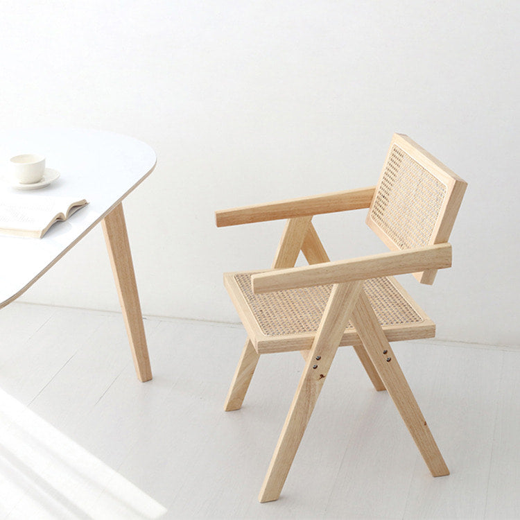 POLIM ラタンアームチェア|ナチュラルフレーム