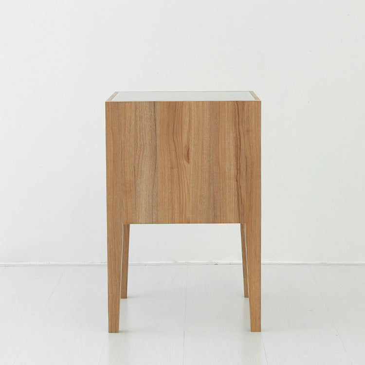 BENTAN ガラストップラタンサイドテーブル