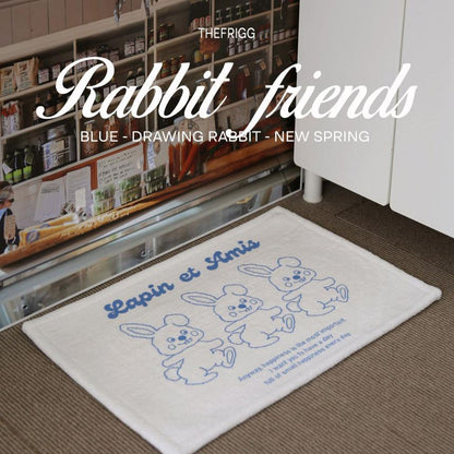 The Frigg ラビットフレンズマット｜Rabbit friends mat