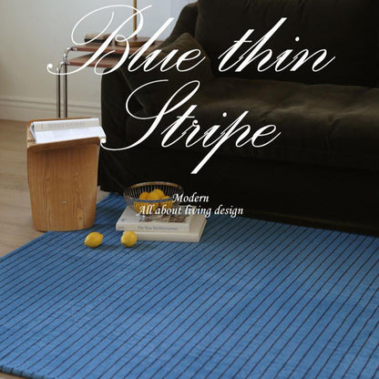 The Frigg ストライプラグ｜Blue thin stripe rug｜3SIZE