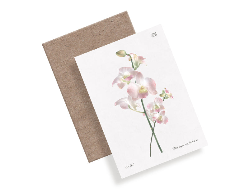 ninaroom ポスター｜Orchid vintage plant A3 Poster