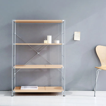 MARKET B オープン収納4段｜CHAKOC silver frame shelf