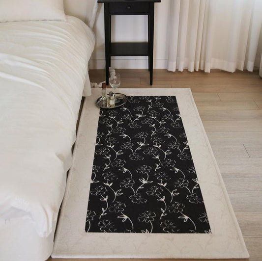 The Frigg 花柄ランナーラグ｜Clow Clam floral pattern Runner Rug