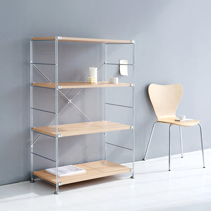 MARKET B オープン収納4段｜CHAKOC silver frame shelf