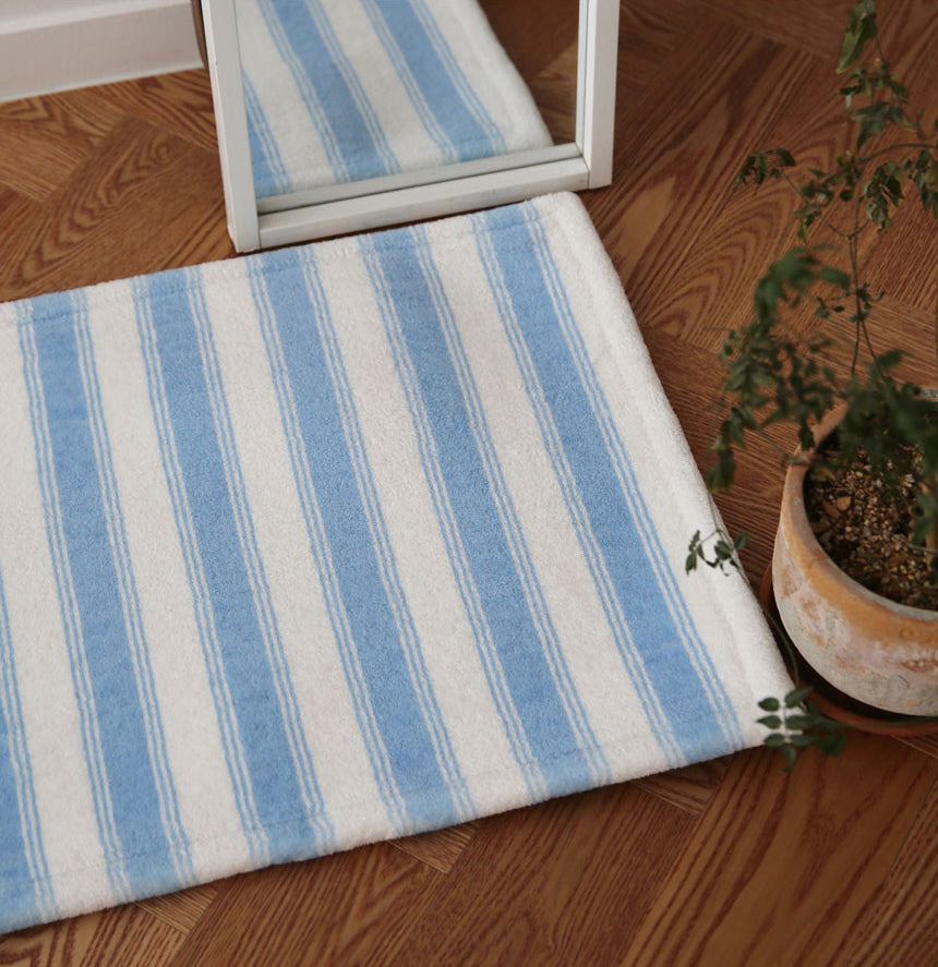 The Frigg ストライプマット｜Blue stripe mat