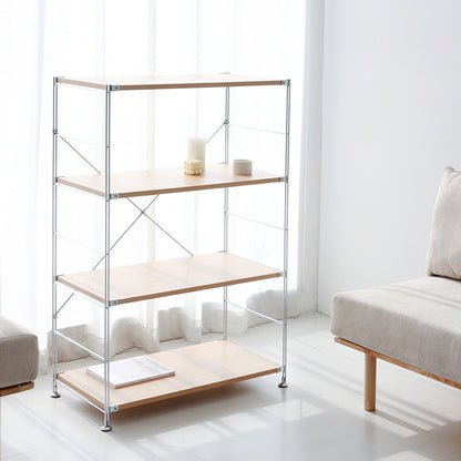 MARKET B オープン収納4段｜CHAKOC silver frame shelf