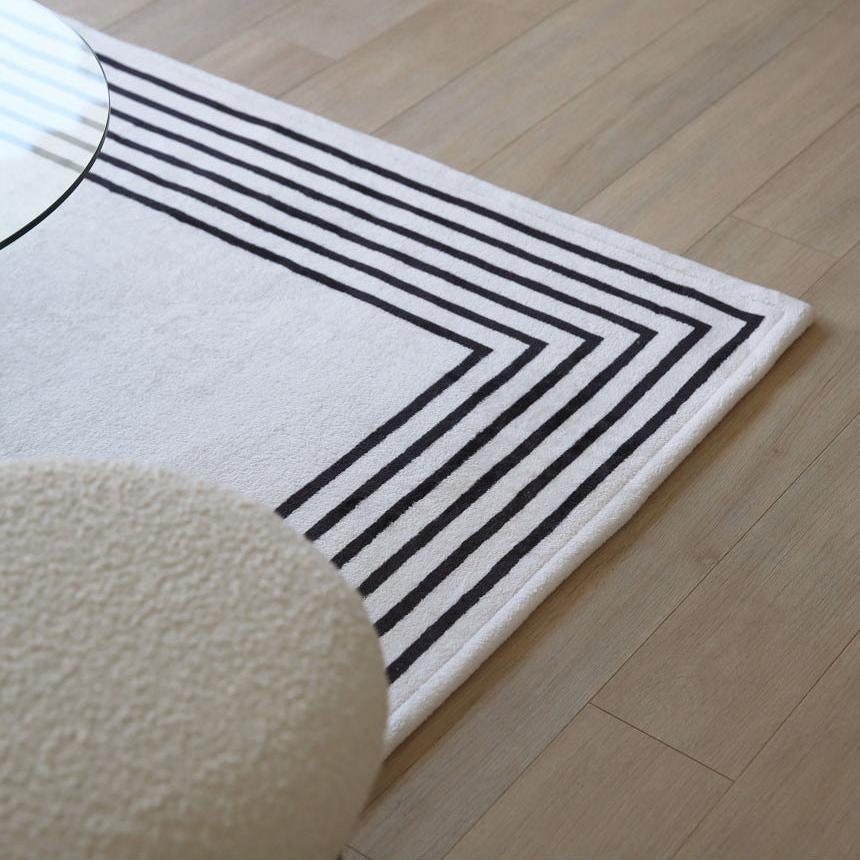 The Frigg ラグ｜square stripe rug｜3SIZE