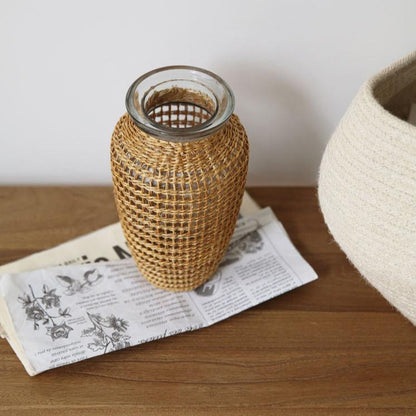 The Frigg ラタンフラワーベース｜Rattan vase