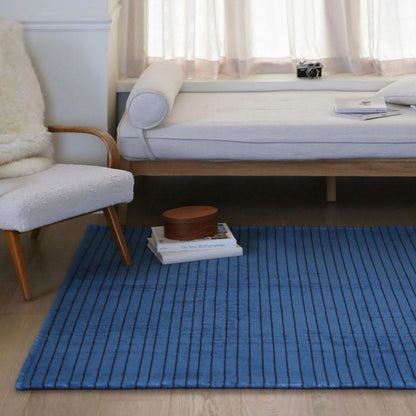 The Frigg ストライプラグ｜Blue thin stripe rug｜3SIZE