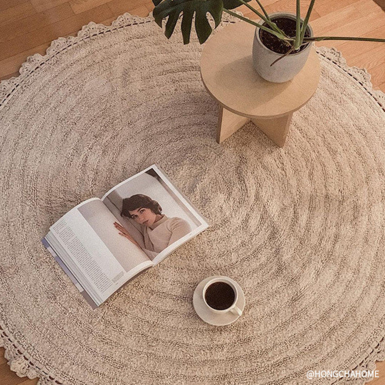 MARKET B 丸型ラグ｜SUNFLOW round rug