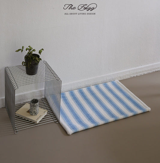 The Frigg ストライプマット｜Blue stripe mat