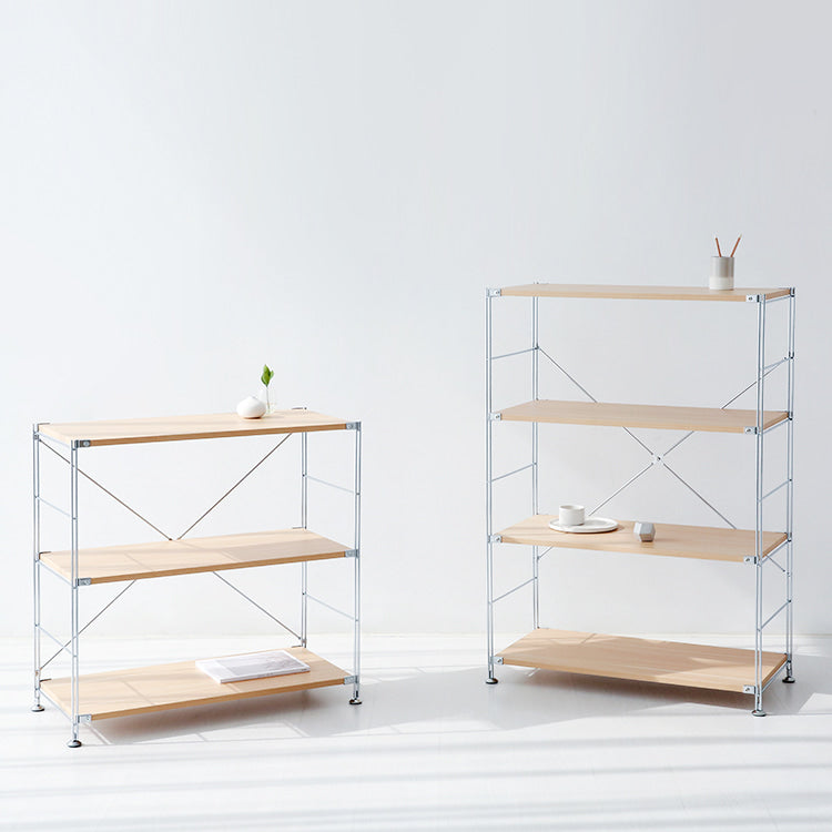 MARKET B オープン収納4段｜CHAKOC silver frame shelf