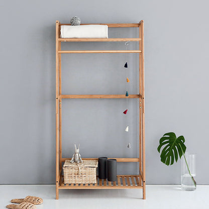 MARKET B 2段棚付ハンガーラック(はしご型)｜JAWAL shelf hanger rack