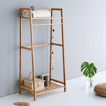 MARKET B 2段棚付ハンガーラック(はしご型)｜JAWAL shelf hanger rack