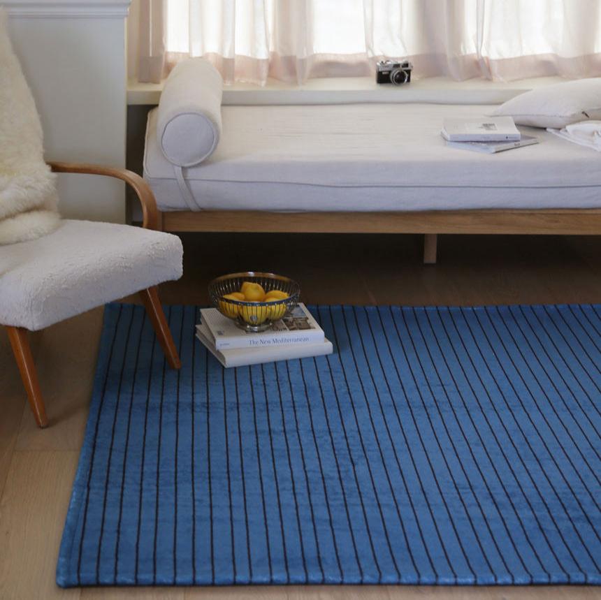 The Frigg ストライプラグ｜Blue thin stripe rug｜3SIZE