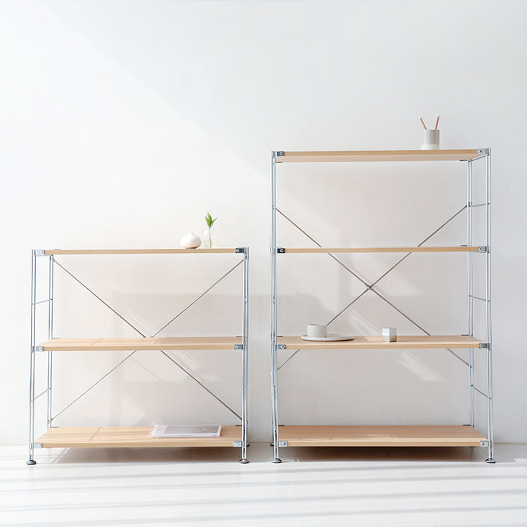 MARKET B オープン収納4段｜CHAKOC silver frame shelf