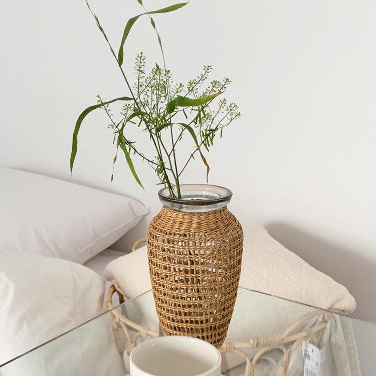 The Frigg ラタンフラワーベース｜Rattan vase