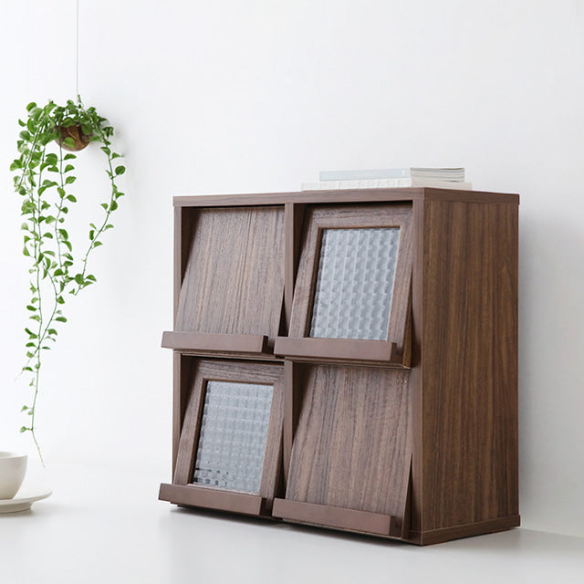 MARKET B ラック付きミニ収納 4扉｜FILMON  mini storage shelf