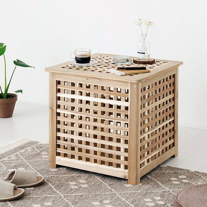 MARKET B 収納テーブルW50｜NETUD acaciawood storage table