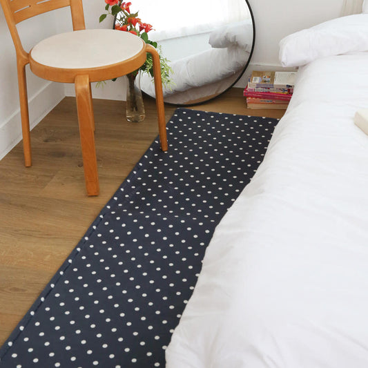 リトルドットランナーラグ｜洗えるラグ