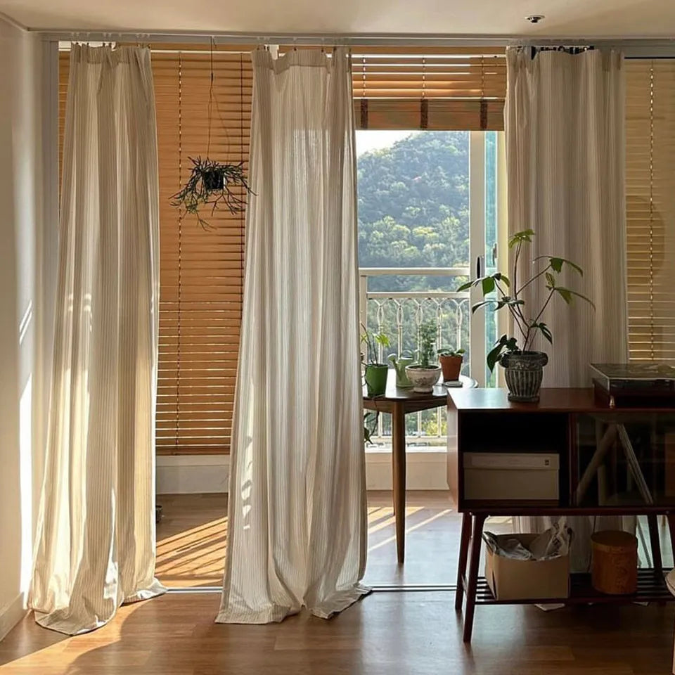ブリーズストライプカーテン｜Breeze stripe curtain