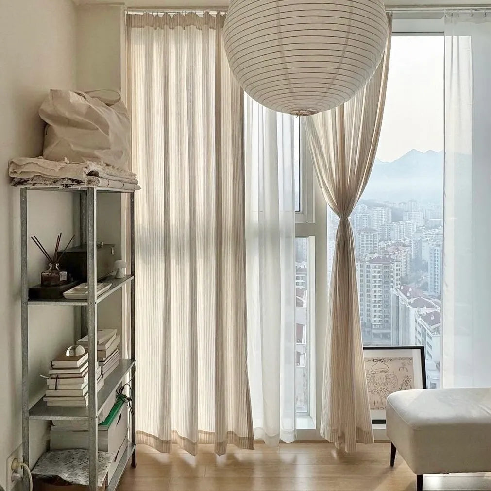 ブリーズストライプカーテン｜Breeze stripe curtain