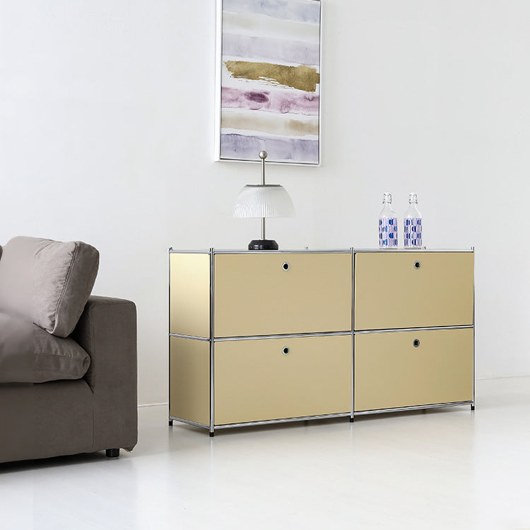 MARKET B｜SIMPLIE モジュール4ドア収納ラック 2x2｜BC018