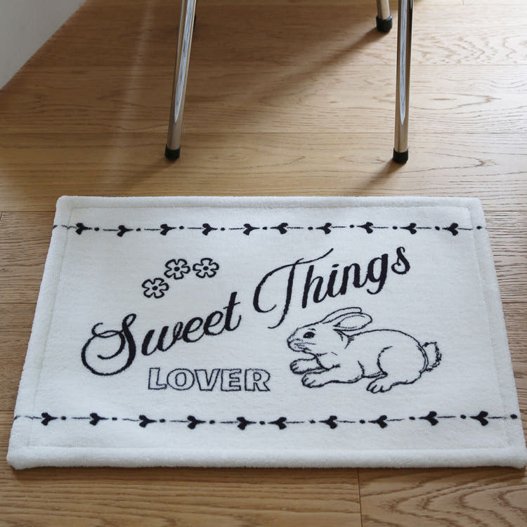 SWEET RABBIT マイクロファイバーフロアマット