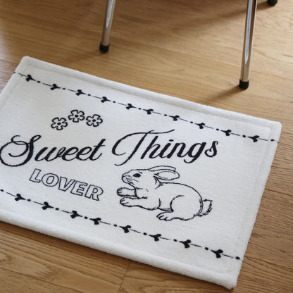 SWEET RABBIT マイクロファイバーフロアマット