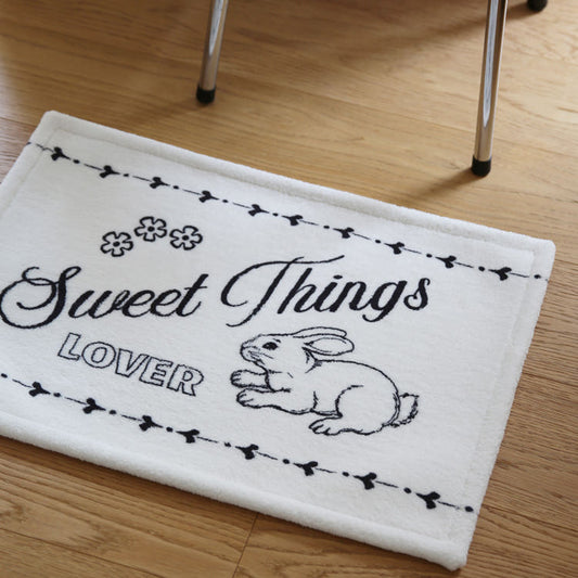 SWEET RABBIT マイクロファイバーフロアマット