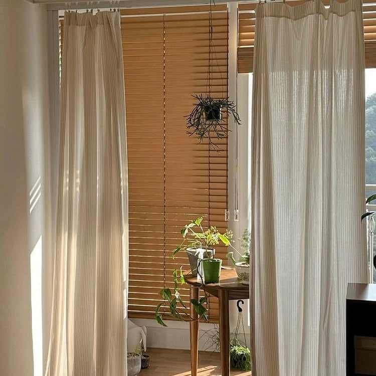 ブリーズストライプカーテン｜Breeze stripe curtain