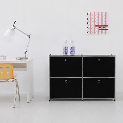 SIMPLIE モジュール4ドアキャビネット 2x2｜BC606