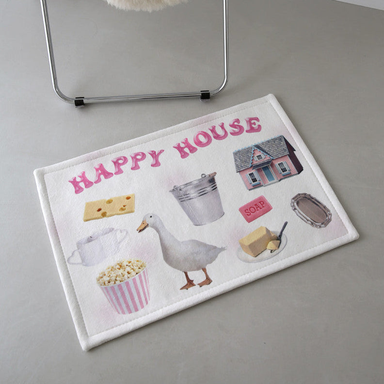 ハッピーモチーフマット 3種｜45x65