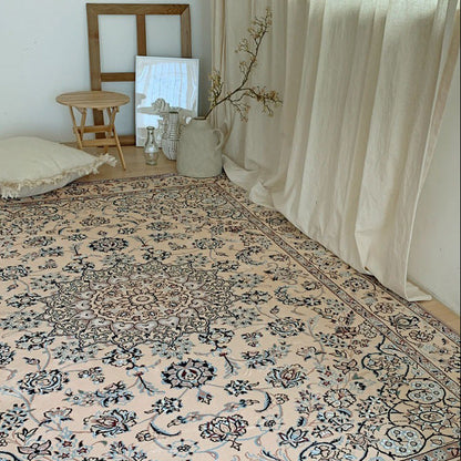 ピーチペルシャラグ｜洗えるラグ