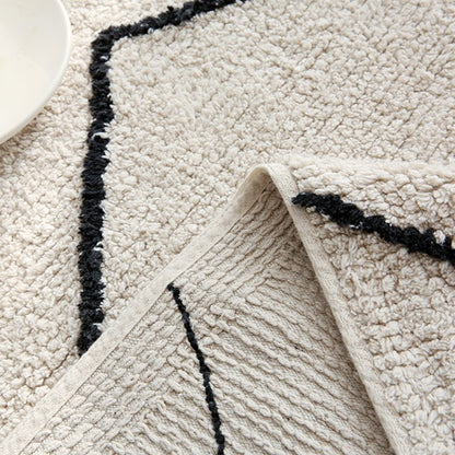 BILLOW ハンドメイドラグ｜160x200 cm