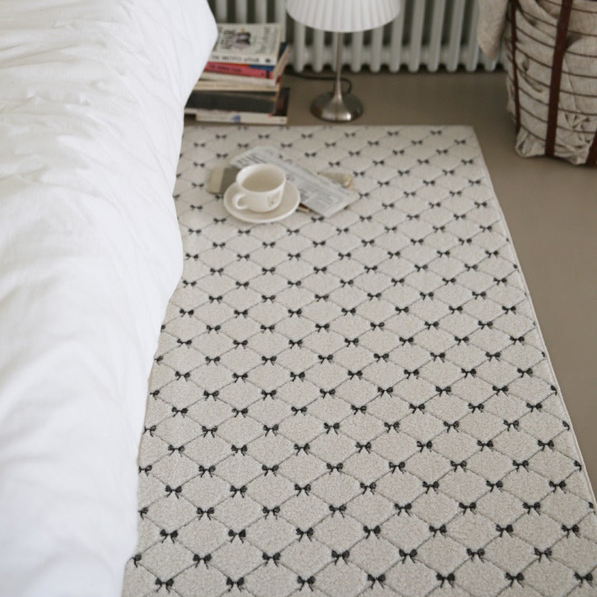 メイズリボン ジャカードラグ｜洗えるラグ