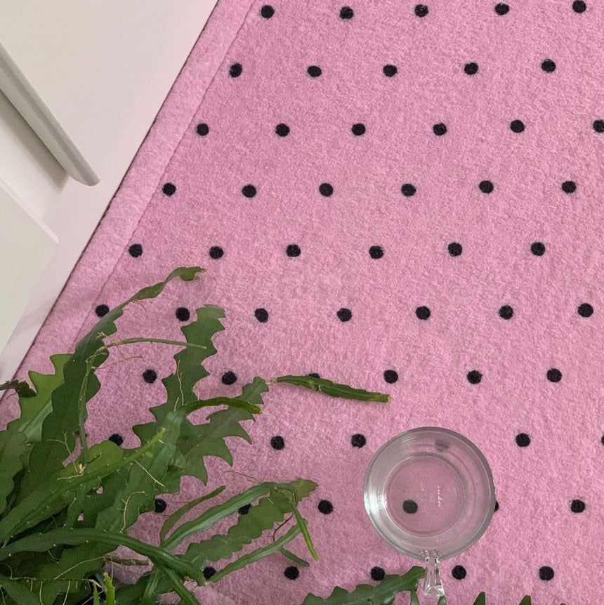 ピンクドットマット｜45x65