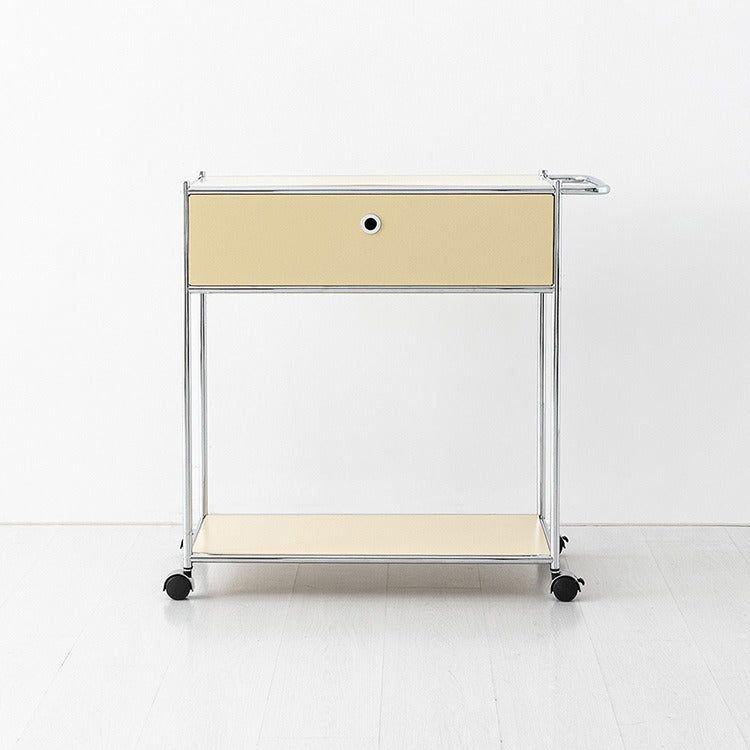 SIMPLIE 移動式収納ラック 2段1ドア｜BC646