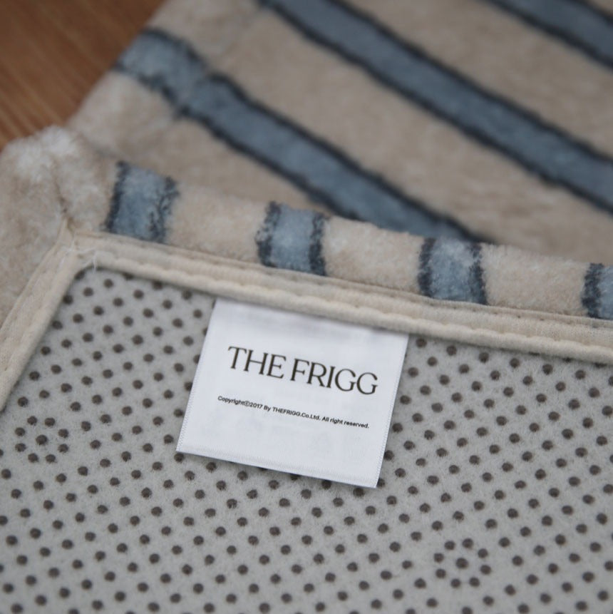 ブルーストライプマット（Chika Stripe Mat）｜45x65