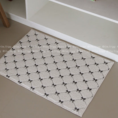 メイズリボン ジャカードラグ｜洗えるラグ