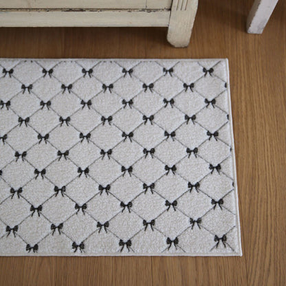 メイズリボン ジャカードラグ｜洗えるラグ