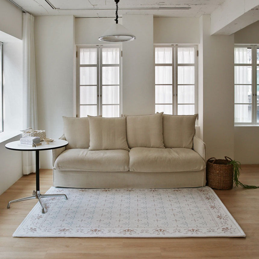 ヴィンテージレノクラシックラグ｜洗えるラグ