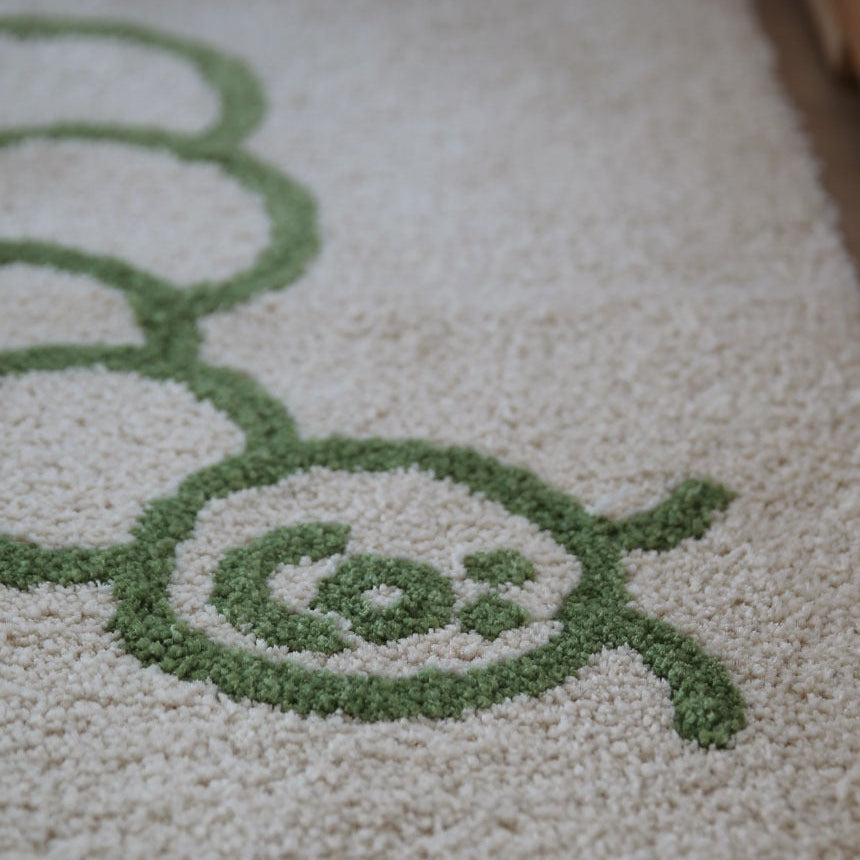 キャタピラーデザイン タフティングマット｜45x65