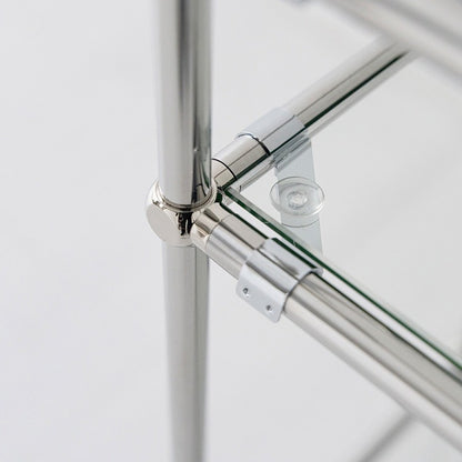 SIMPLIE 3段ガラスサイドテーブル 400575｜MK288