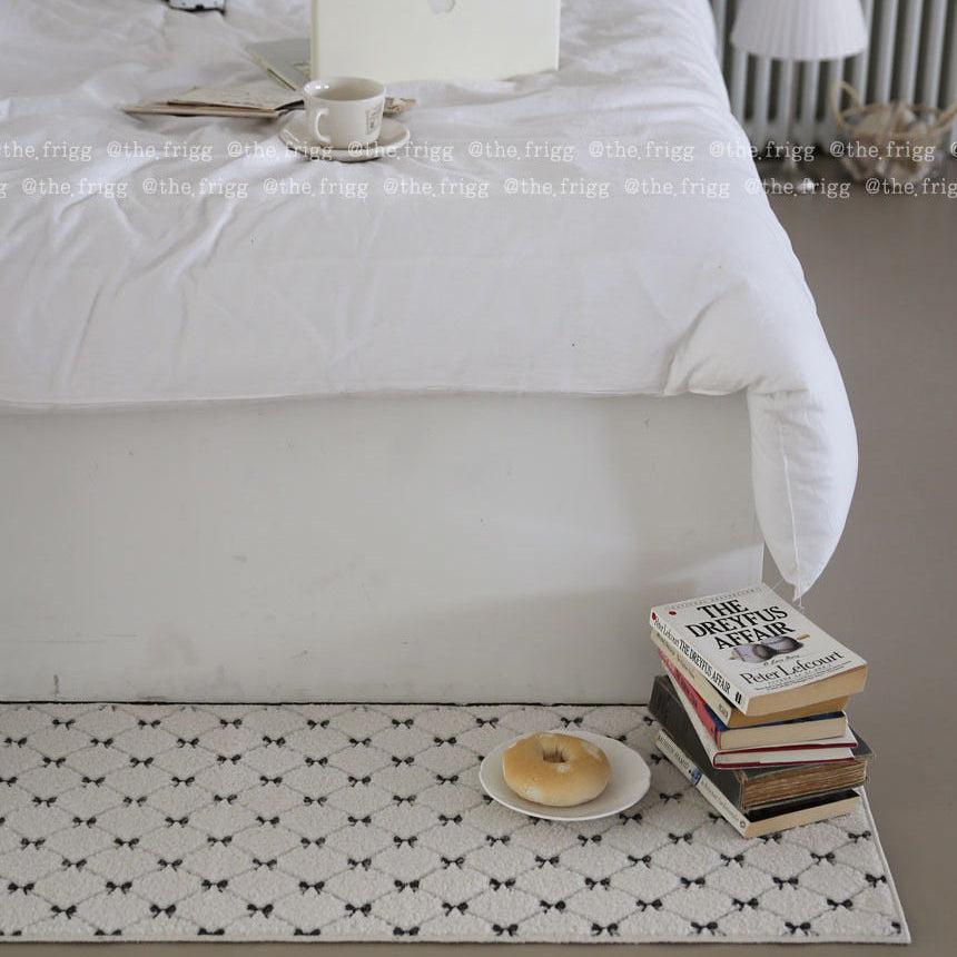 メイズリボン ジャカードラグ｜洗えるラグ